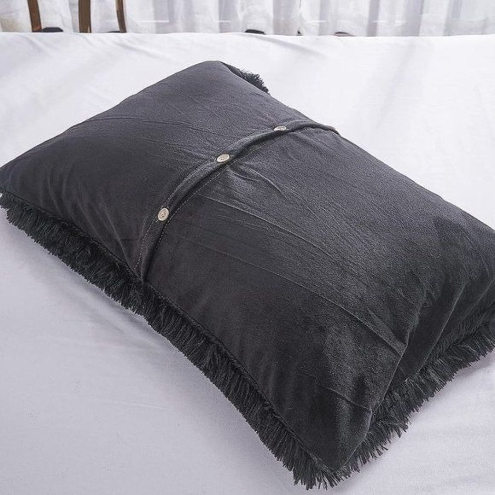 FLA$H $ALE $90 OFF Shaggy Fluffy Faux Fur Duvet Cover Set - Picture 9 of 16